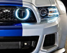 Cargar imagen en el visor de la galería, Oracle Ford Mustang 10-13 WP LED Fog Halo Kit (Grille Style) - White