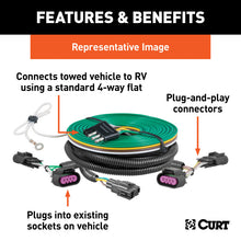 Load image into Gallery viewer, Curt 2021-2022 Ford Bronco (w/o LED Taillights) Custom Towed-Vehicle RV Wiring Harness