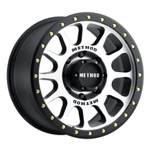 Cargar imagen en el visor de la galería, Method MR305 NV 18x9 +18mm Offset 8x170 130.81mm CB Machined/Black Street Loc Wheel