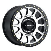 Cargar imagen en el visor de la galería, Method MR305 NV 17x8.5 0mm Offset 8x170 130.81mm CB Machined/Black Street Loc Wheel