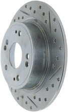 Cargar imagen en el visor de la galería, StopTech Select Sport Drilled &amp; Slotted Rotor - Rear Left