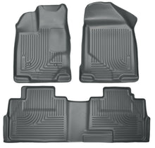 Load image into Gallery viewer, Husky Liners 07-13 Ford Edge / 07-13 Lincoln MKX Weatherbeater Grey Front &amp; 2nd Seat Floor Liners