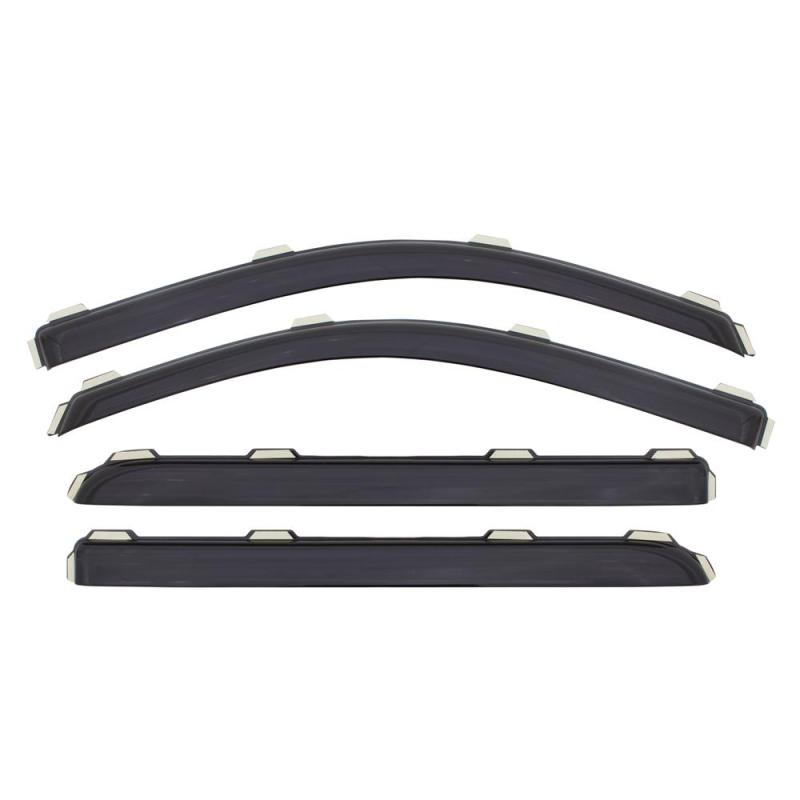 AVS 07-12 Dodge Caliber Ventvisor In-Channel Front & Rear Window Deflectors 4pc - Smoke