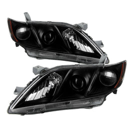 xTune Toyota Camry 07-09 OEM Style Headlights Black HD-JH-TCAM07-AM-BK