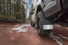 Cargar imagen en el visor de la galería, Husky Liners Universal 12in Wide Black Rubber Front Mud Flaps w/ Weight