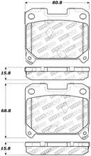 Cargar imagen en el visor de la galería, StopTech Street Touring 5/93-98 Toyota Supra Turbo Rear Brake Pads