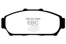 Cargar imagen en el visor de la galería, EBC 94-01 Acura Integra 1.8 Redstuff Front Brake Pads