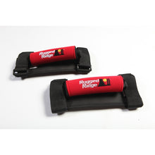 Cargar imagen en el visor de la galería, Rugged Ridge Neoprene Grab Handles Red 55-20 CJ/Jeep Wrangler /JT