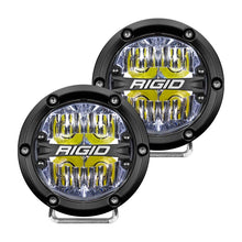 Cargar imagen en el visor de la galería, Rigid Industries 360-Series 4in LED Off-Road Drive Beam - White Backlight (Pair)