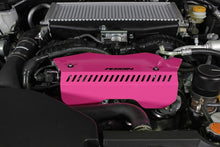 Cargar imagen en el visor de la galería, PERRIN 22-26 Subaru WRX Pulley Cover - Hyper Pink (TALL - For Use w/o PERRIN AOS)