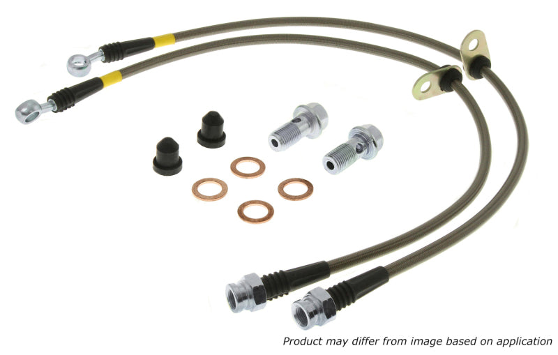 StopTech 06-09 Chevy Trailblazer Stainless Steel Rear Brake Lines