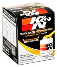 Cargar imagen en el visor de la galería, K&amp;N 3.74inch / 2.98 OD Performance Gold Oil Filter