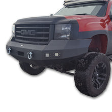 Load image into Gallery viewer, DV8 Offroad 07-13 GMC Sierra 1500 Winch Ready Front Bumper - Black Powdercoat