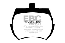 Cargar imagen en el visor de la galería, EBC 62-71 Austin-Healey Sprite (Steel Wheels) Ultimax2 Front Brake Pads