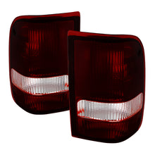 Cargar imagen en el visor de la galería, Xtune Ford Ranger 93-97 OE Style Tail Lights Red Smoked ALT-JH-FR93-OE-RSM