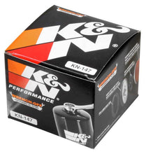 Load image into Gallery viewer, K&amp;N Yamaha / KYMCO 2.813in OD x 2.469in H Oil Filter