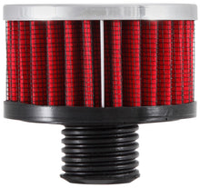 Cargar imagen en el visor de la galería, K&amp;N .5in Flange ID x 3in OD x 3.25in H Rubber Base Crankcase Vent Filter
