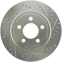 Cargar imagen en el visor de la galería, StopTech Select Sport 2011-2012 Dodge Challenger RT Drilled and Slotted Rear Left Brake Rotor