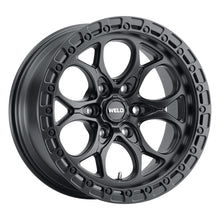 Load image into Gallery viewer, Weld Off-Road W108 18X9 Ledge 6X139.7 ET00 BS5.00 Satin Black / Black Ring 106.1