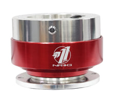 Cargar imagen en el visor de la galería, NRG Quick Release - Silver Body/ Red Chrome Ring