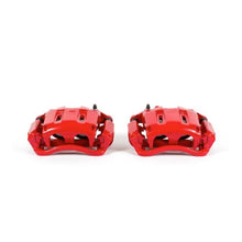 Cargar imagen en el visor de la galería, Power Stop 05-12 Ford F-350 Super Duty Front Red Calipers w/Brackets - Pair