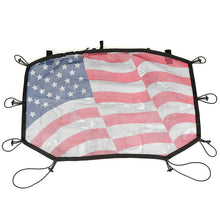 Load image into Gallery viewer, Rugged Ridge Eclipse Sun Shade FrontBlack Flag 07-18 Jeep Wrangler