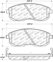 Cargar imagen en el visor de la galería, StopTech Street Touring 02-05 350z / 03-04 G35 / 03-05 G35X Front Brake Pads