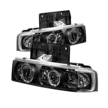 Cargar imagen en el visor de la galería, Spyder Chevy Astro 95-05/GMC Safari 95-05 Projector Headlights LED Halo Black PRO-YD-CA95-HL-BK