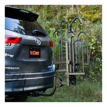 Cargar imagen en el visor de la galería, Curt Tray-Style Hitch-Mounted Bike Rack (2 Bikes 1-1/4in or 2in Shank)