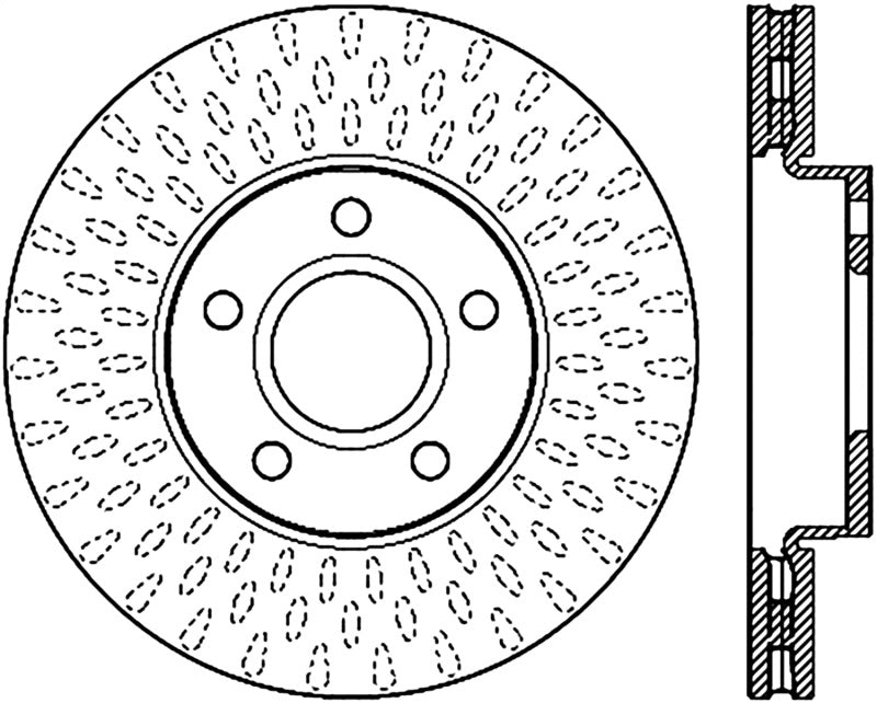 StopTech Slotted Sport Brake Rotor