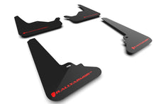 Cargar imagen en el visor de la galería, Rally Armor 21-26 Tesla Model S / S Plaid Black UR Mud Flap w/Red Logo