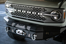 Cargar imagen en el visor de la galería, DV8 Offroad 2021+ Ford Bronco Front Bumper Winch Capable w/ Optional Bull Bar/Aux Light Opening