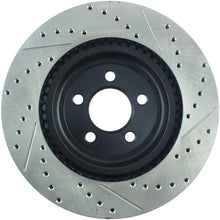 Cargar imagen en el visor de la galería, StopTech 05-09 Chrysler 300 (5.7L V8 exc SRT-8) Front Right Slotted &amp; Drilled Rotor