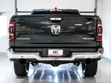 Cargar imagen en el visor de la galería, AWE Tuning 19-21 RAM 1500 5.7L (w/Cutouts) 0FG Dual Rear Exit Cat-Back Exhaust - Diamond Black Tips