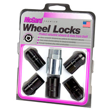 Load image into Gallery viewer, McGard Wheel Lock Nut Set - 5pk. (Cone Seat) M14X1.5 / 22mm Hex / 1.639in OAL - Black