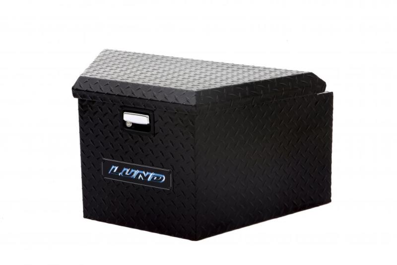 Lund Universal Aluminum Trailer Tongue Storage Box - Black