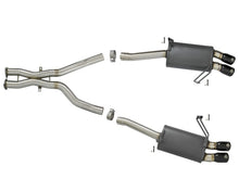 Cargar imagen en el visor de la galería, aFe MACH Force-Xp 2-1/2in 304 SS Cat-Back Exhaust w/ Black Tips 05-08 BMW Z4 M Coupe (E86) L6 3.2L