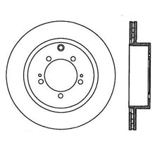 Cargar imagen en el visor de la galería, StopTech Power Slot 08-09 Evo 10 Slotted Right Rear Rotor