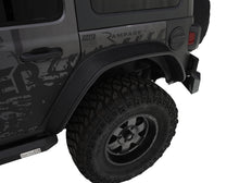 Load image into Gallery viewer, Bushwacker 2018+ Jeep Wrangler (JL) Unlimited Flat Style Flares 4pc - Black