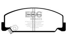 Cargar imagen en el visor de la galería, EBC 93-95 Honda Civic Coupe 1.5 DX Yellowstuff Front Brake Pads