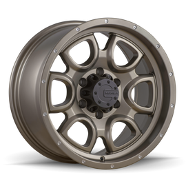 Mamba M19 17x9 5x127 ET-12 Bronze w/ Drill Holes