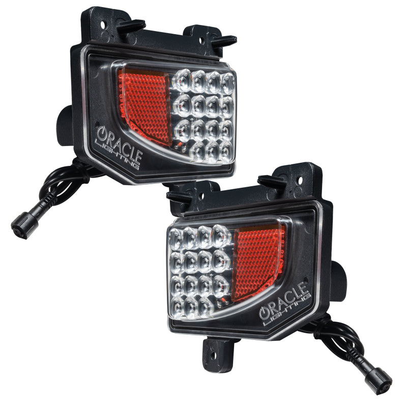 Oracle Jeep Gladiator JT Rear Bumper LED Reverse Lights w/ Plug & Play Harness - 6000K