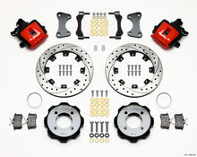 Cargar imagen en el visor de la galería, Wilwood Combination Parking Brake Rear Kit 11.75in Drilled Red 2011 Fiesta Rear