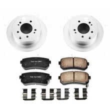 Cargar imagen en el visor de la galería, Power Stop 10-13 Kia Forte Rear Z17 Evolution Geomet Coated Brake Kit
