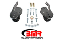 Cargar imagen en el visor de la galería, BMR 05-14 S197 Mustang Bolt-On Control Arm Relocation Brackets - Black Hammertone