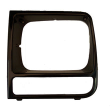 Cargar imagen en el visor de la galería, Omix LH Black Headlight Bezel 97-01 Jeep Cherokee (XJ)