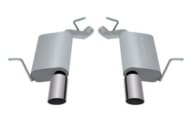 Gibson 11-18 Jeep Grand Cherokee Laredo 3.6L 2.25in Axle-Back Dual Exhaust - Aluminized