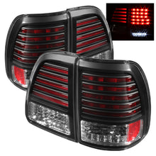 Cargar imagen en el visor de la galería, Spyder Toyota Land Cruiser 98-05 LED Tail Lights Black ALT-YD-TLAN98-LED-BK