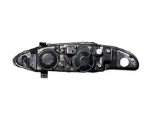 Cargar imagen en el visor de la galería, ANZO 1997-1999 Mitsubishi Eclipse Projector Headlights w/ Halo Black G2