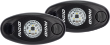 Cargar imagen en el visor de la galería, Rigid Industries A-Series Light - Black - High Strength - Amber - Set of 2